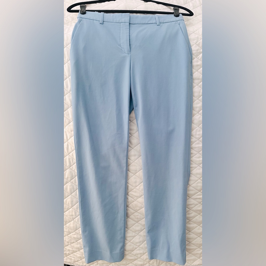 Theory Capri Pants, Light Blue